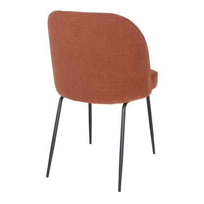 Chaise tapissée style contemporain, idéale pour brasseries et restaurants. Conçue pour un usage professionnel en intérieur.