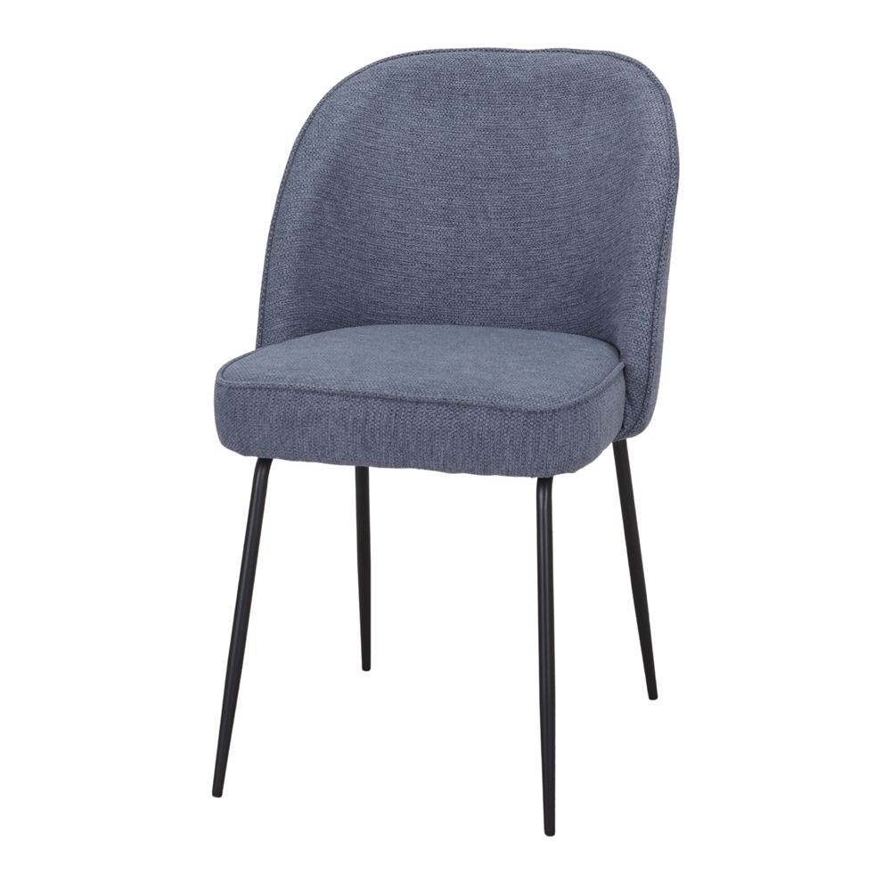 Chaise tapissée style contemporain, idéale pour brasseries et restaurants. Conçue pour un usage professionnel en intérieur.