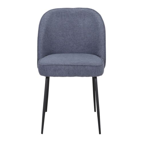 Chaise tapissée style contemporain, idéale pour brasseries et restaurants. Conçue pour un usage professionnel en intérieur.