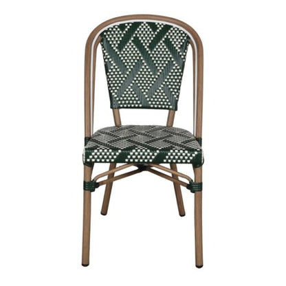 Chaise tapissée style contemporain, idéale pour brasseries et restaurants. Conçue pour un usage professionnel en intérieur.