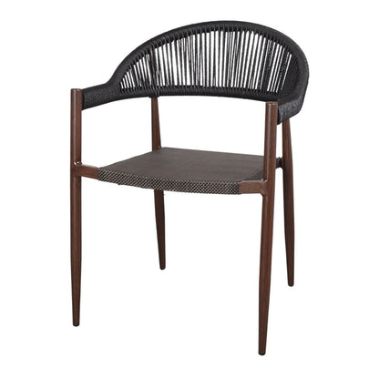 Chaise tapissée style contemporain, idéale pour brasseries et restaurants. Conçue pour un usage professionnel en intérieur.