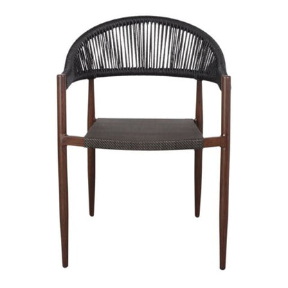 Chaise tapissée style contemporain, idéale pour brasseries et restaurants. Conçue pour un usage professionnel en intérieur.