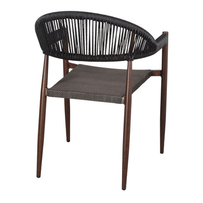 Chaise tapissée style contemporain, idéale pour brasseries et restaurants. Conçue pour un usage professionnel en intérieur.