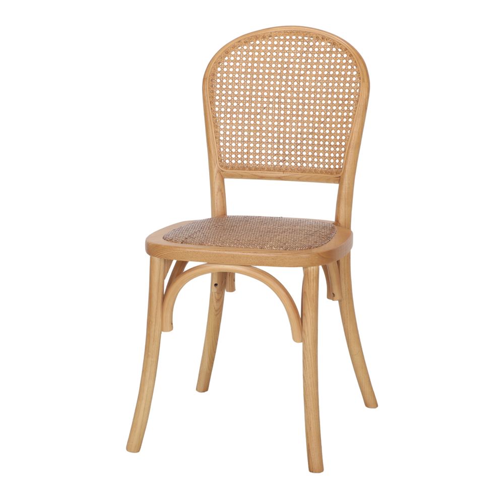 Chaise tapissée style contemporain, idéale pour brasseries et restaurants. Conçue pour un usage professionnel en intérieur.