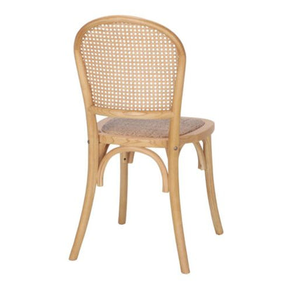 Chaise tapissée style contemporain, idéale pour brasseries et restaurants. Conçue pour un usage professionnel en intérieur.
