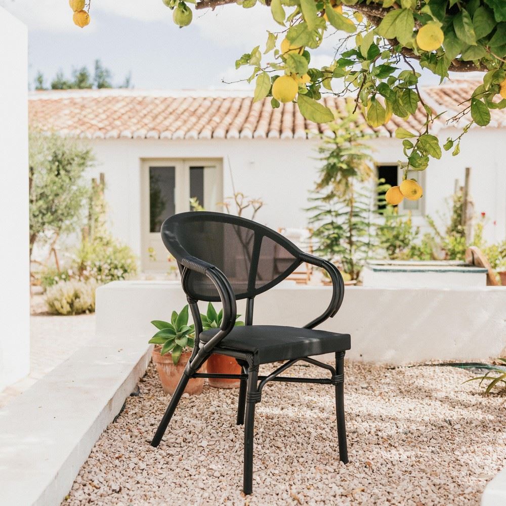 Chaise de restaurant pour terrasse ext�rieur BARENA � mobilier exterieur RestooTab