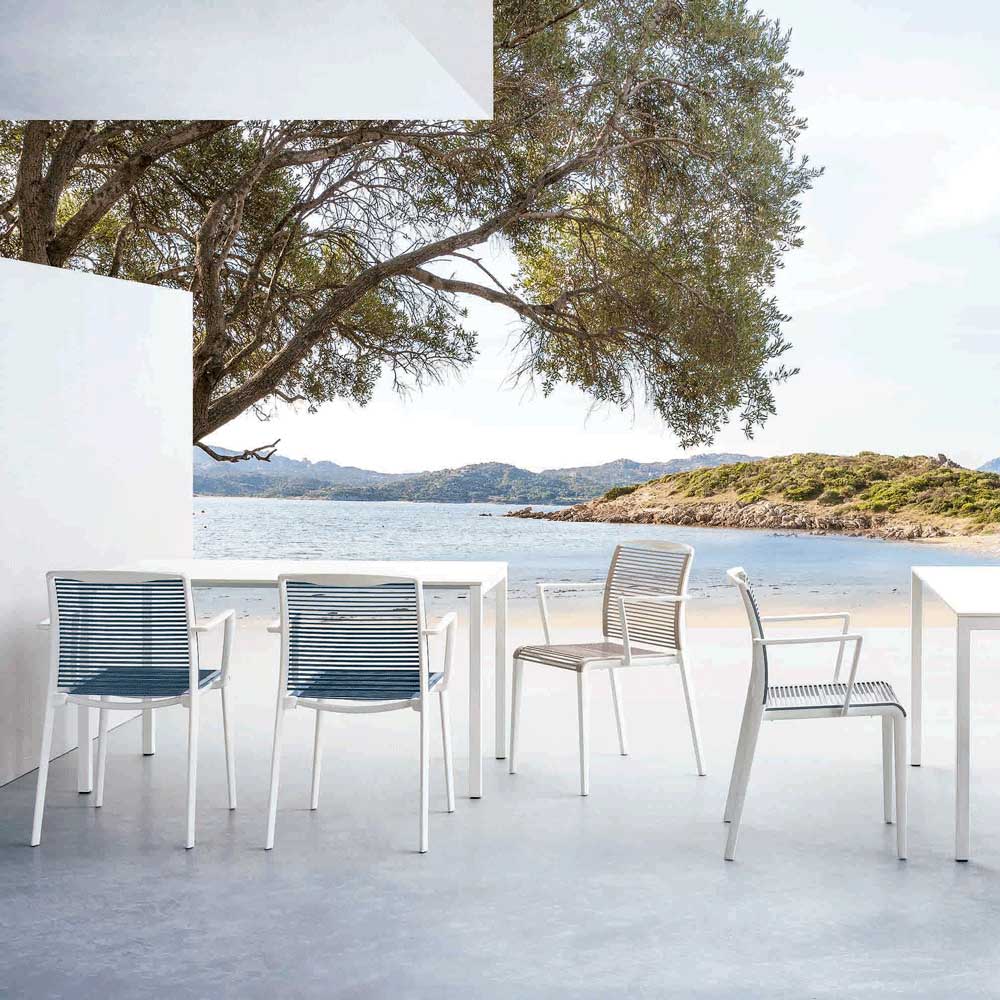 Chaise de restaurant AVENICA - mobilier extérieur terrasse RestooTab