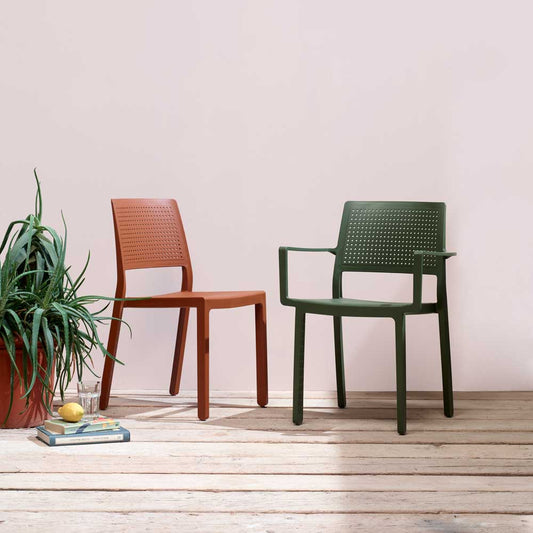 Chaise de restaurant EMI - mobilier extérieur terrasse RestooTab