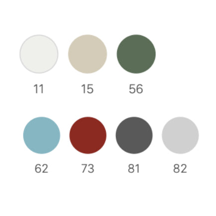 Couleurs disponibles pour les chaises de restaurant EMI - mobilier extérieur terrasse RestooTab