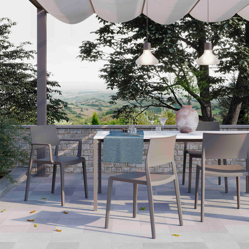 Chaise de restaurant LILIBET – mobilier extérieur terrasse RestooTab