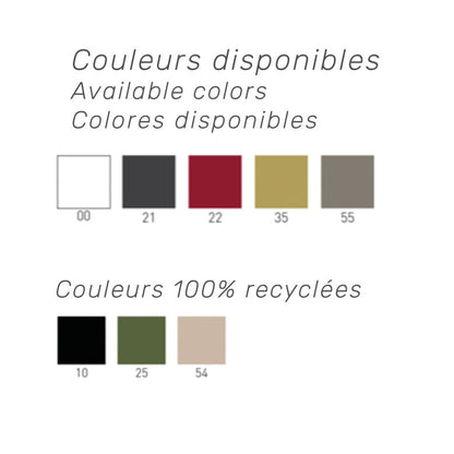 Couleurs disponibles pour les chaises de restaurant LILIBET – mobilier extérieur terrasse RestooTab
