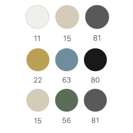 Couleurs disponibles pour les chaises de restaurant LISA - mobilier extérieur terrasse RestooTab