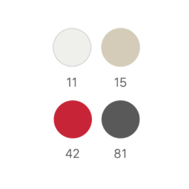 Couleurs disponibles pour les chaises de restaurant PIU - mobilier extérieur terrasse RestooTab