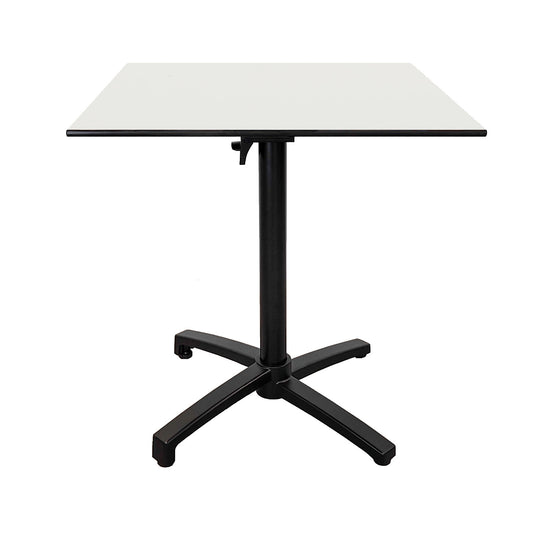 Table de terrasse Diabolo 70x70cm blanc