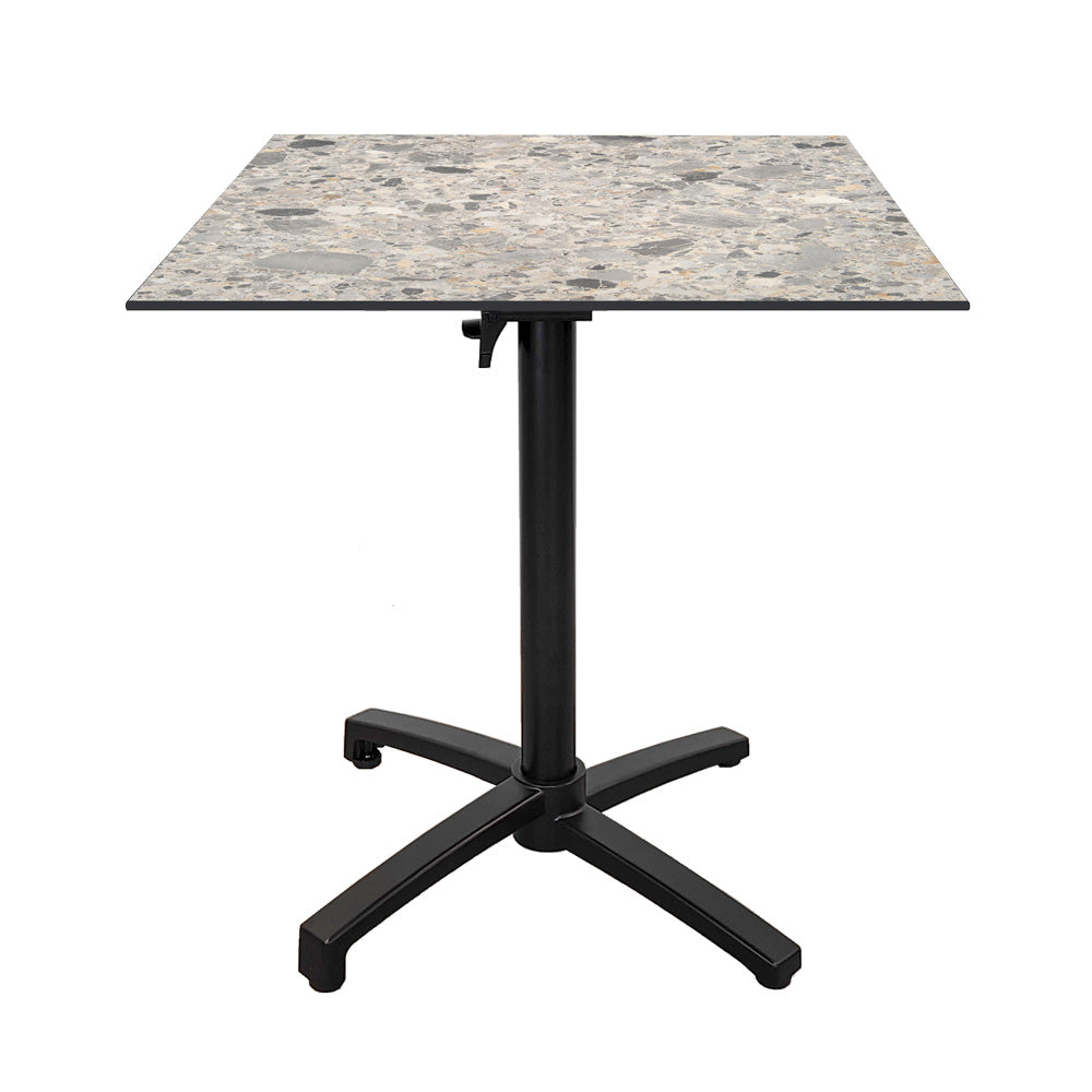 Table de terrasse Diabolo 70x70cm terrazzo cepp