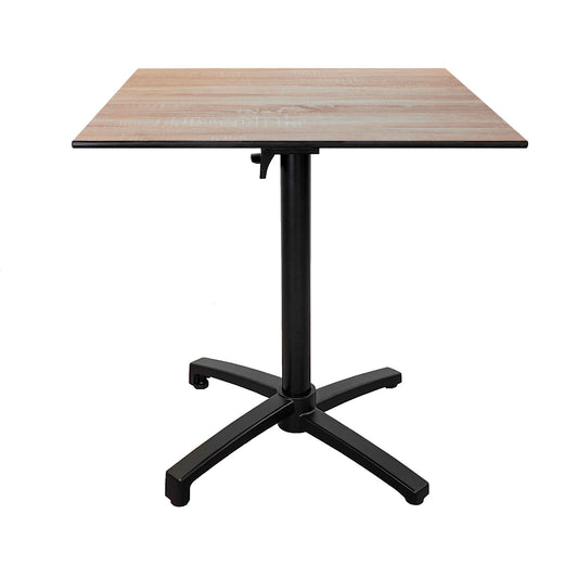 Table de terrasse Diabolo 70x70cm Chêne bastide