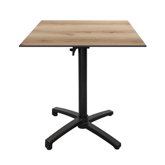 Table de terrasse Diabolo 70x70cm Chêne delano