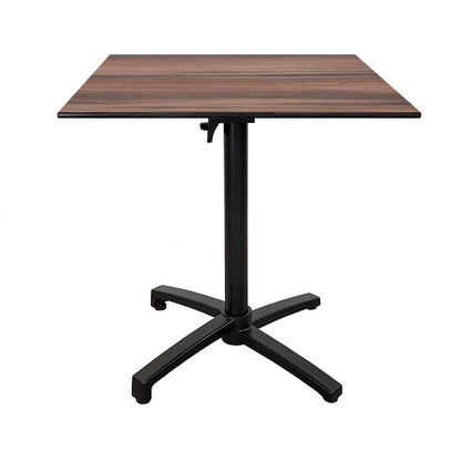 Table de terrasse Diabolo 70x70cm chene montagne