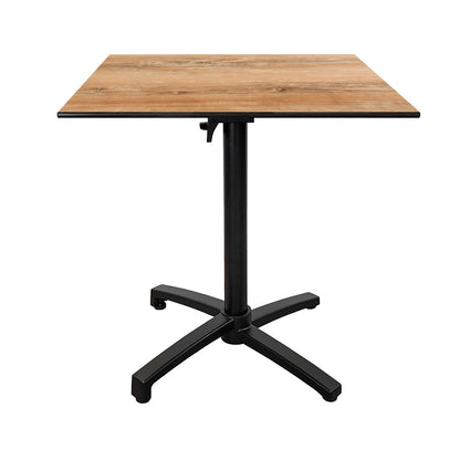 Table de terrasse Diabolo 70x70cm chene slovene