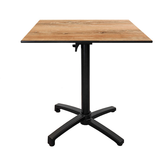 Table de terrasse Diabolo 70x70cm chene slovene