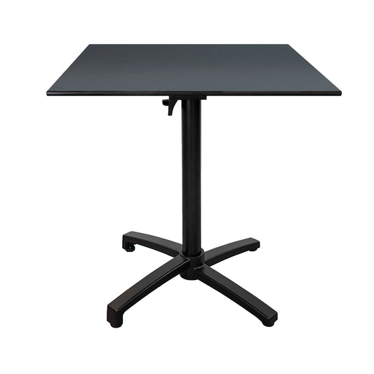 Table de terrasse Diabolo 70x70cm gris anthracite