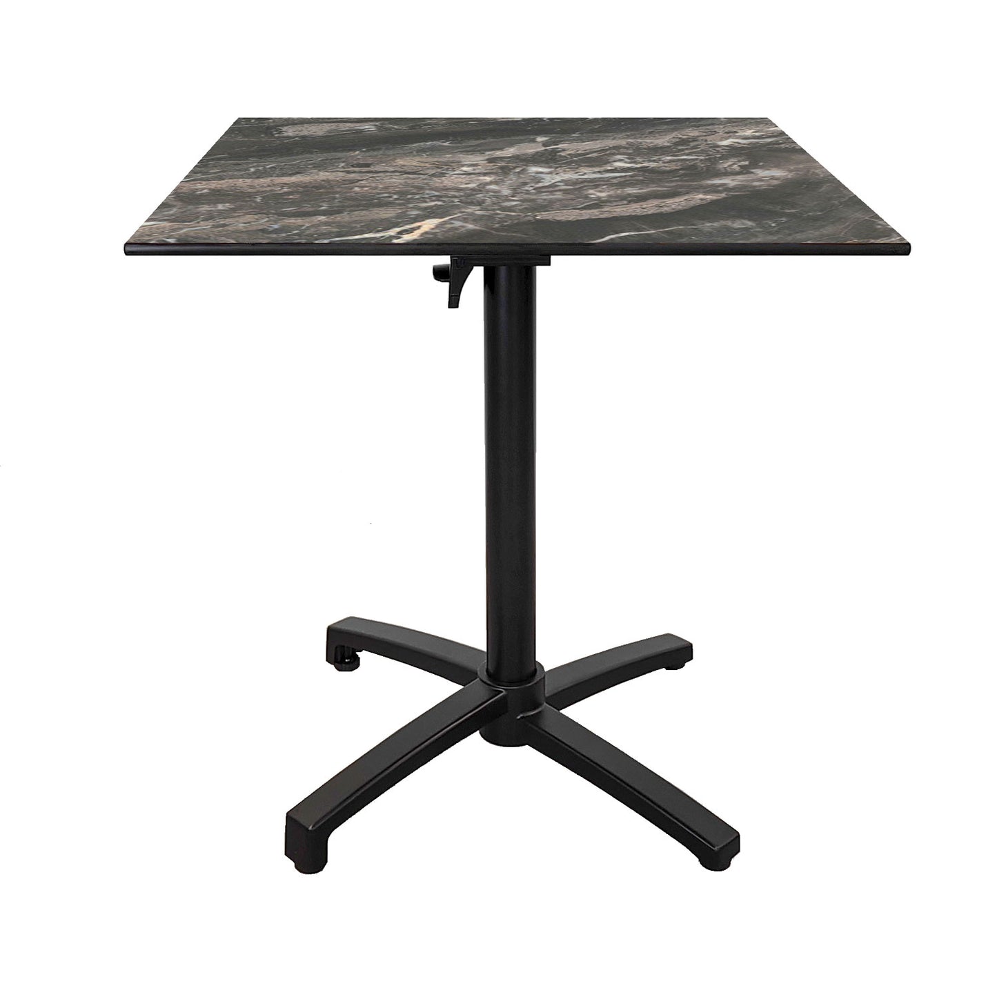 Table de terrasse Diabolo 70x70cm marbre royal