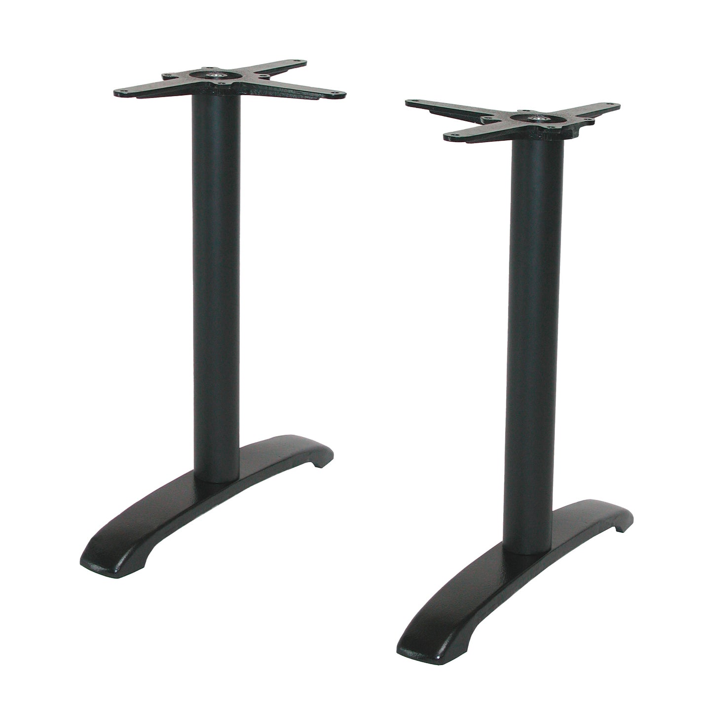 pied de table de restaurant rectangulaire noir Bazila RestooTab