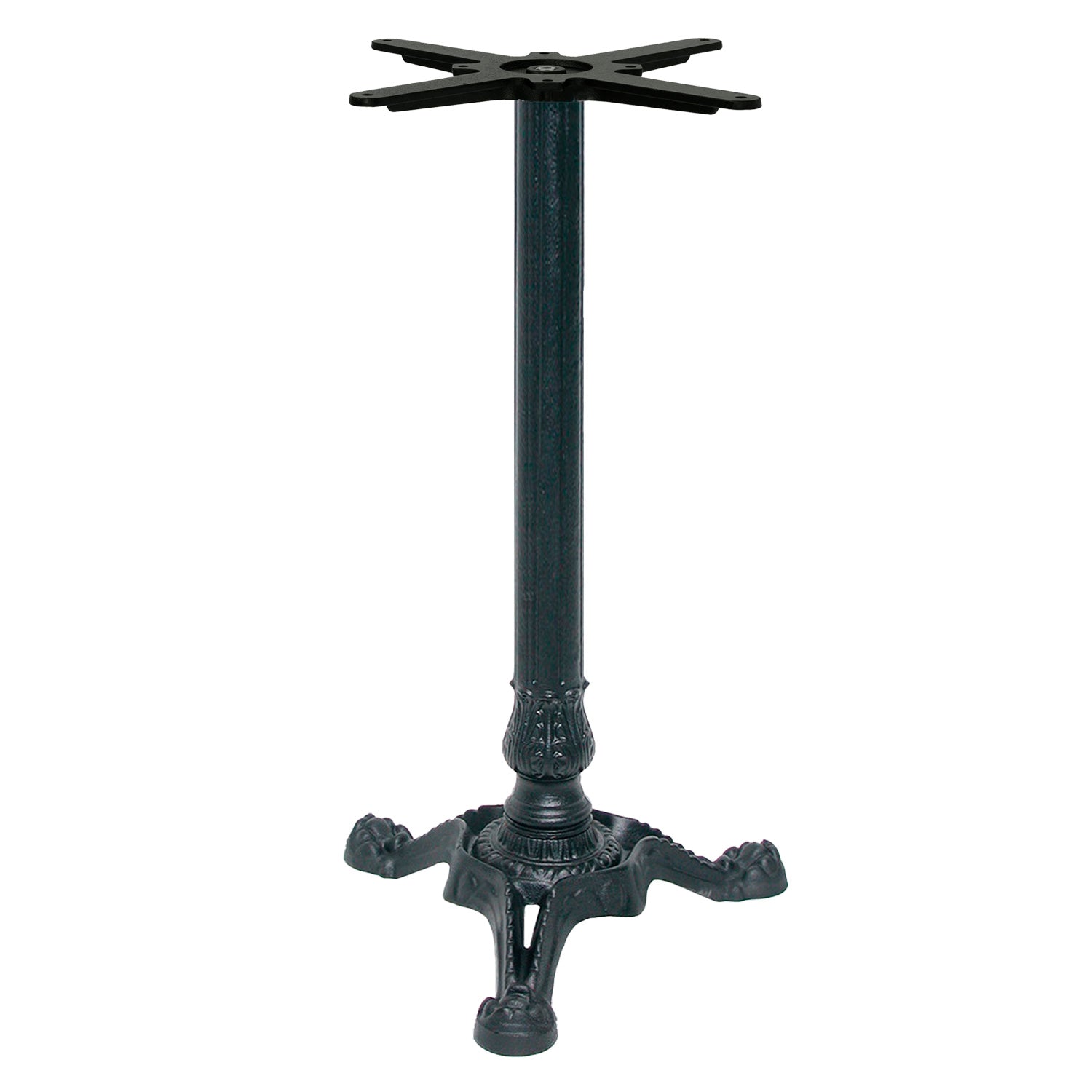 pied de table mange-debout de restaurant noir Bistrot RestooTab