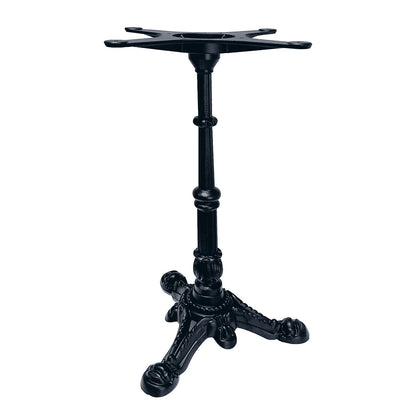 détail pied de table bistro en fonte