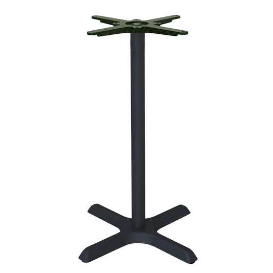 pied de table mange-debout de restaurant noir Dina RestooTab