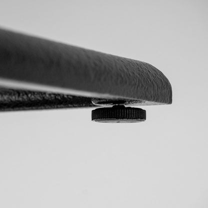 tampon de réglage pied de table de restaurant noir Milan T RestooTab