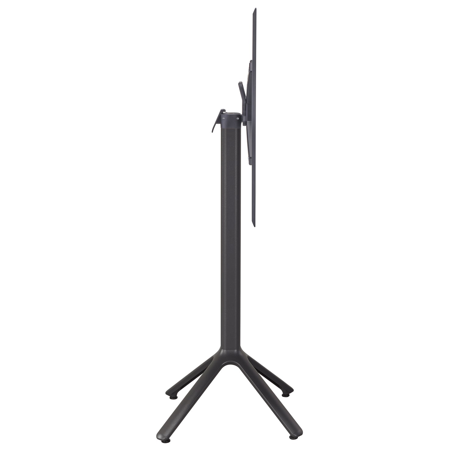 pied de table mange-debout de terrasse noir Nemo RestooTab