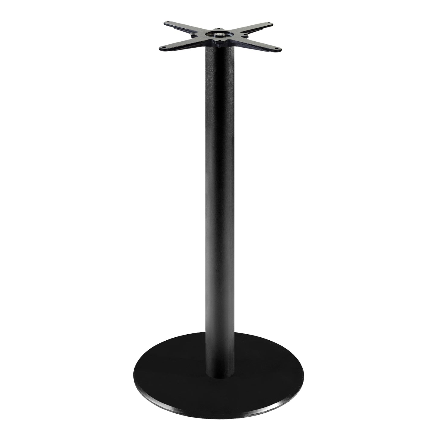 pied de table mange-debout de restaurant noir Rome RestooTab