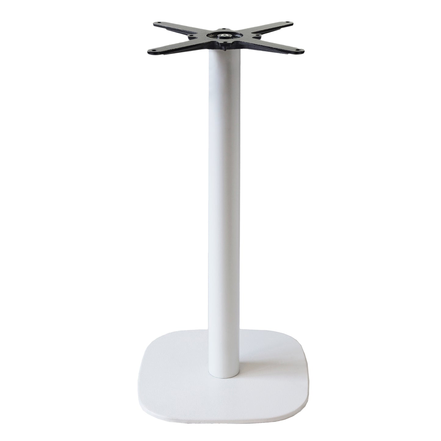 pied de table mange-debout de restaurant blanc Round RestooTab