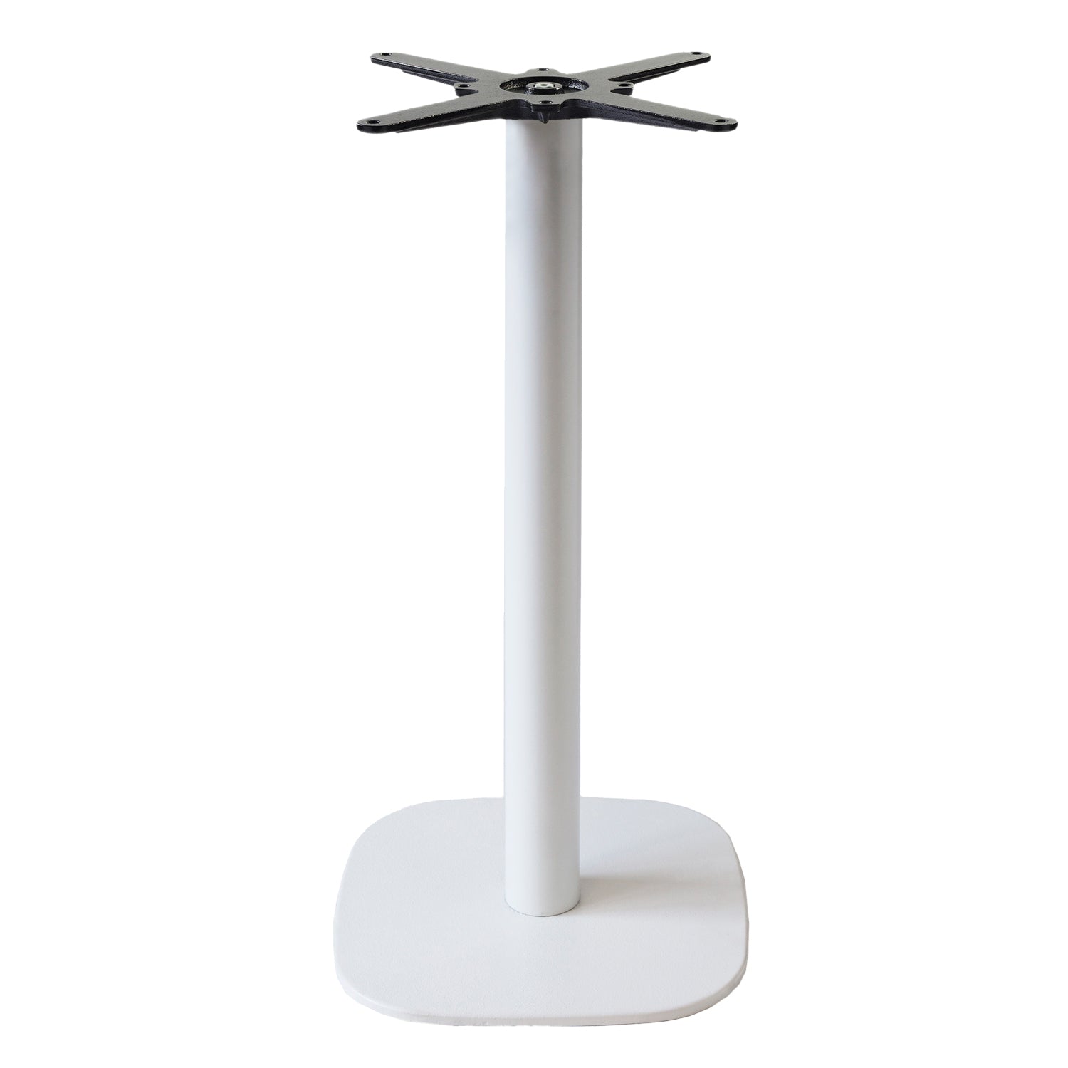 pied de table mange-debout de restaurant blanc Round RestooTab