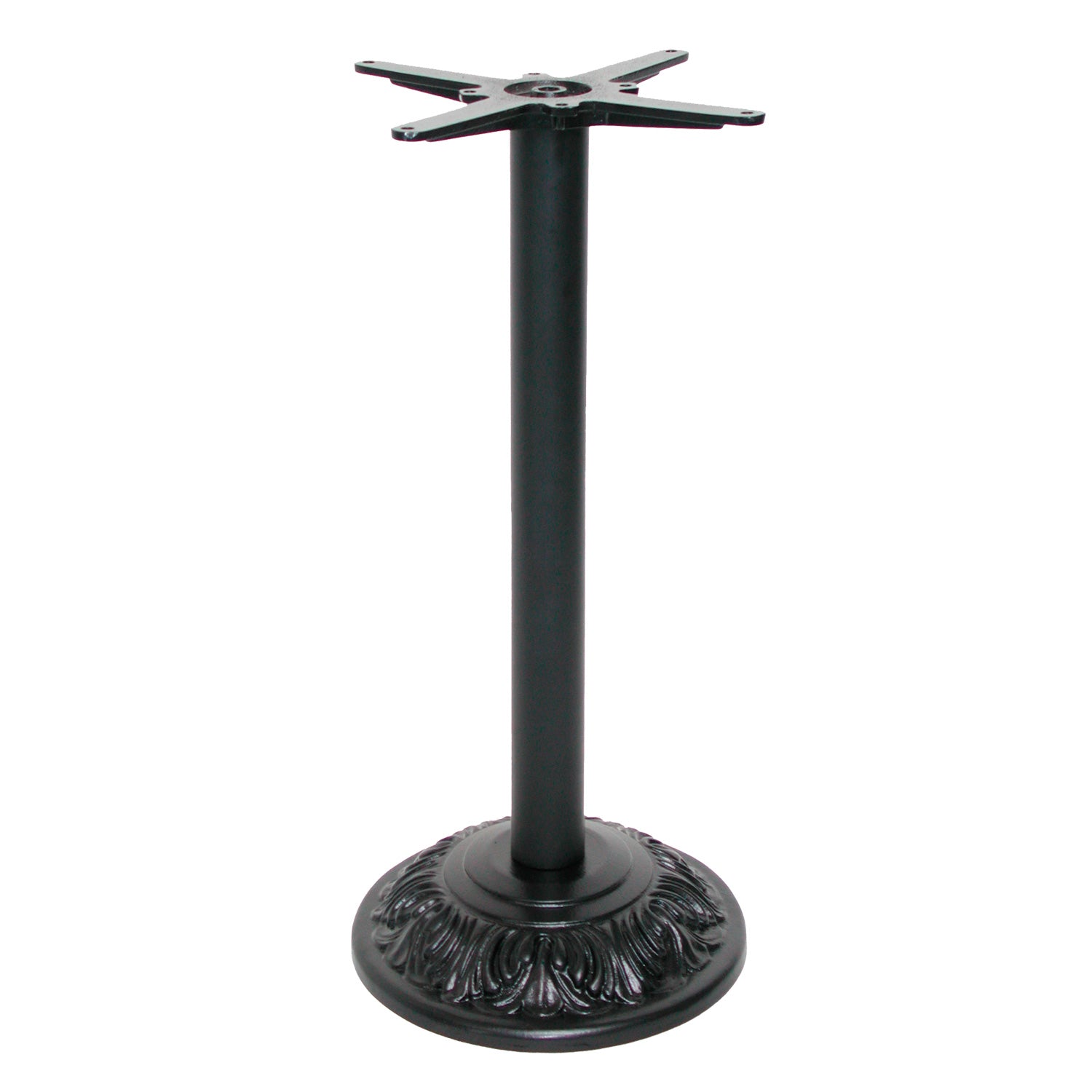 pied de table mange-debout de restaurant noir Versailles RestooTab