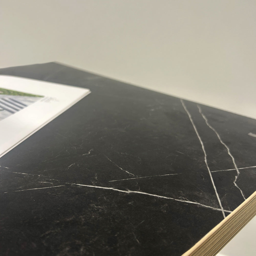 plateau de table sur mesure restaurant marbre noir restootab