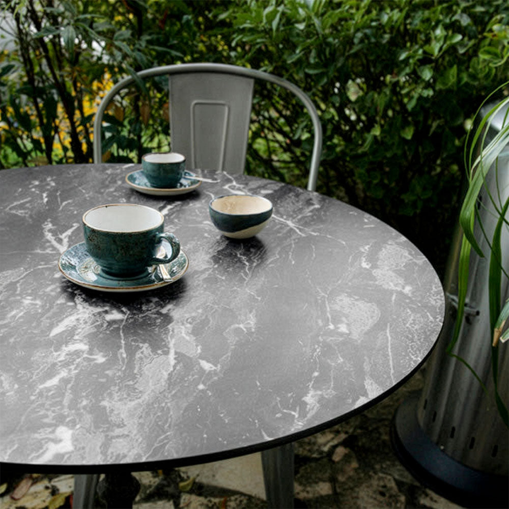 Plateau de table extérieur Marbre royal - Compact HPL
