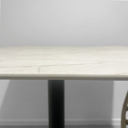Plateau de table extérieur Marbre yule - Compact HPL