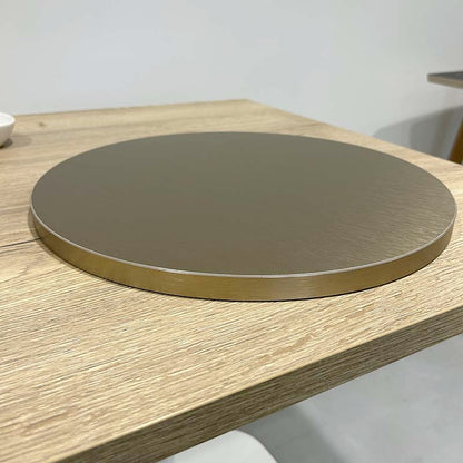 plateau de table destockage promo restaurant bronze brossé restootab