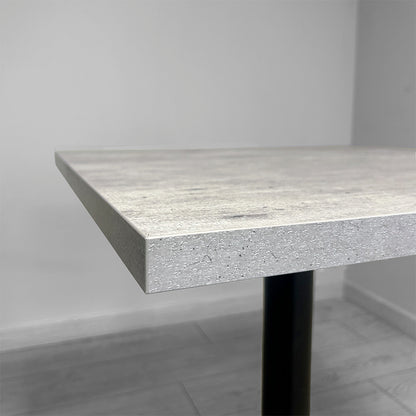 plateau de table sur mesure décor béton naturel