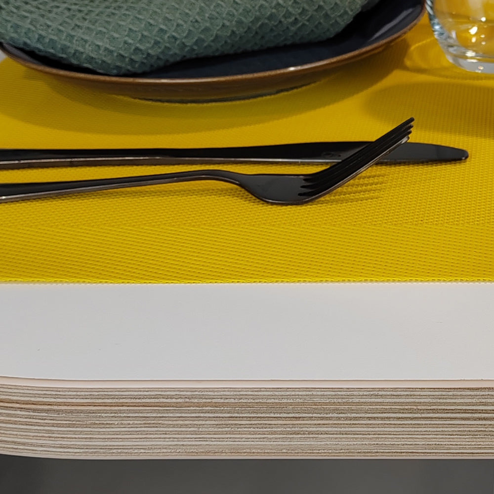 plateau de table sur mesure restaurant blanc uni restootab