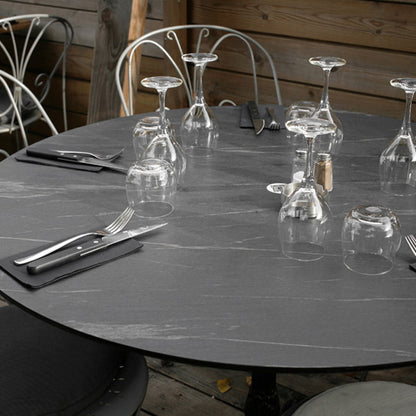 plateau de table sur mesure restaurant marbre calypso restootab