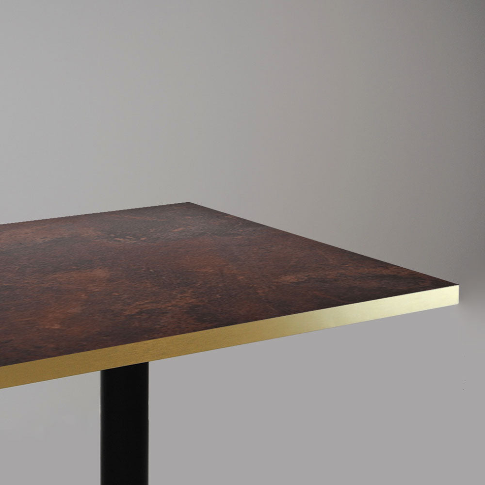 plateau de table sur mesure restaurant rouille restootab