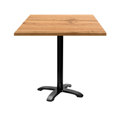 Table de restaurant bazila carrée 70x70cm chene armor