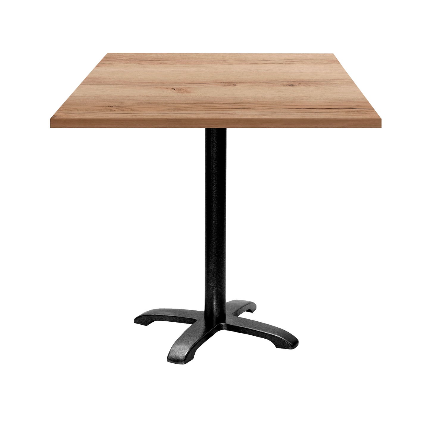 Table de restaurant bazila carrée 70x70cm chene delano