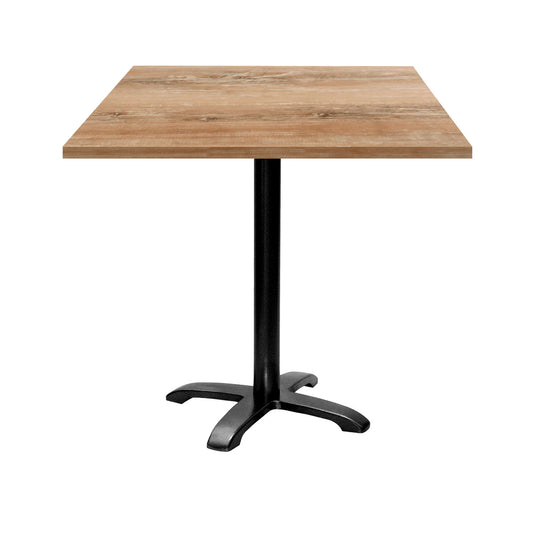 Table de restaurant bazila carrée 70x70cm chene slovene