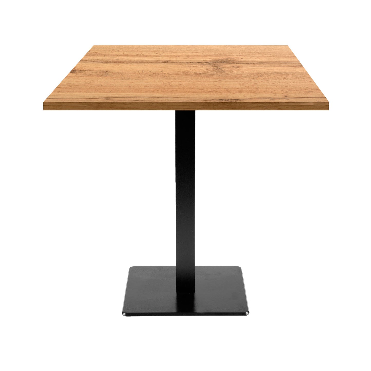 Table de restaurant milan carrée 70x70cm chene armor