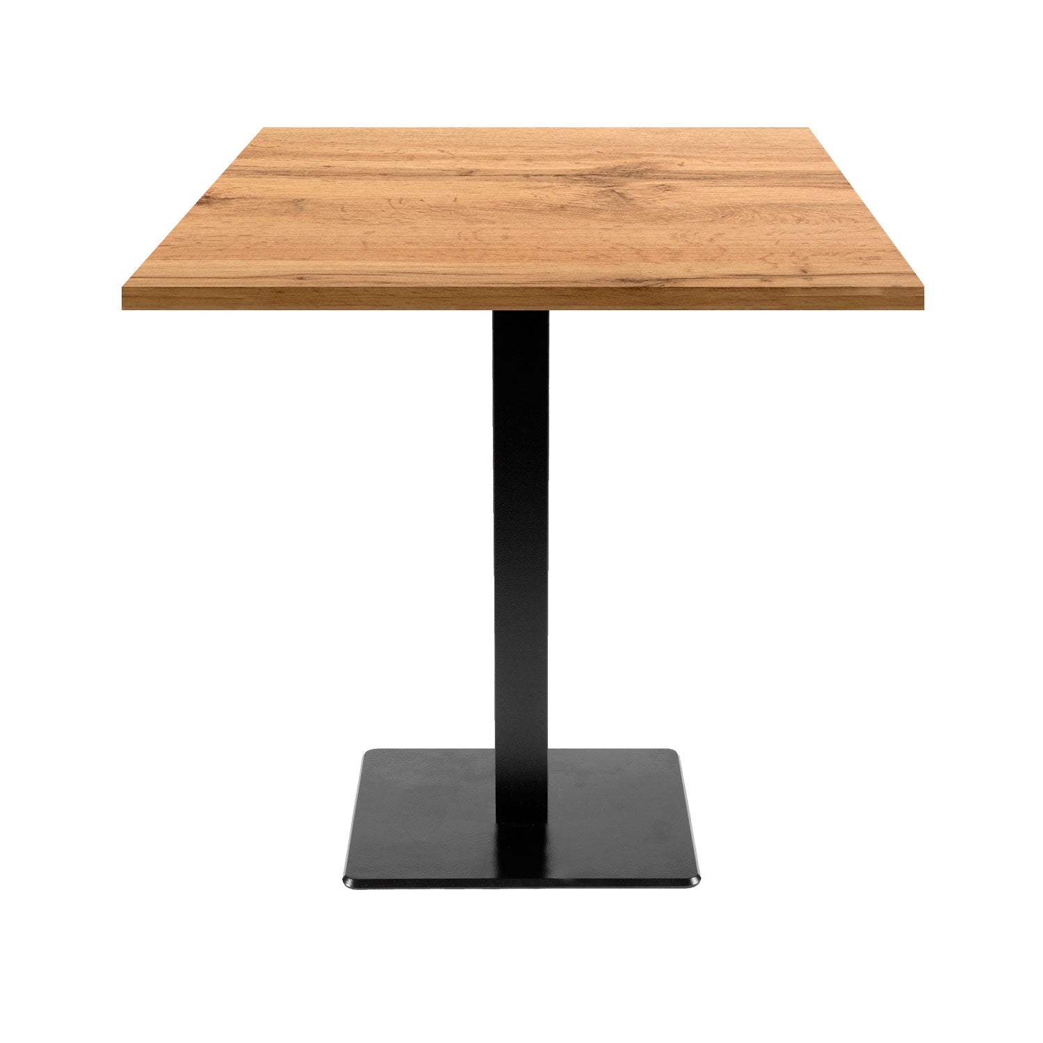 Table de restaurant milan carrée 70x70cm chene armor