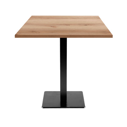 Table de restaurant milan carrée 70x70cm chene delano
